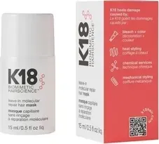 K18 Leave-In Molec.Repair Hair Mask 15 ml - Repariert Haarschäden nach chemischen Behandlungen, für weiches und geschmeidiges Haar
