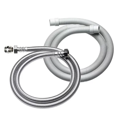 Miele WZAVS 1,5 m - Wasserzu- und Ablaufverlängerung - Geschirrspülerteile, flexible 1,5 m Verlängerung für Wasserzu- und Ablauf, ideal für individuelle Installationen und mehr Flexibilität beim Einbau.