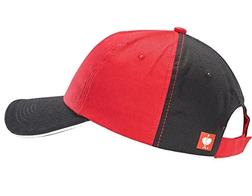 Engelbert Strauss Cap Color, GröÃŸe:one size, Farbe:rot/schwarz