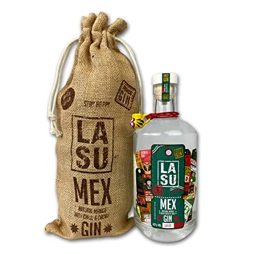 LA SU Gin Limited Edition (Mexico) mit Kakao, Chili, Mango (1x 0,7 l | 43% vol.) | Premium handcrafted Gin, ideal für Gin & Tonic. Mit hochwertiger Geschenkverpackung
