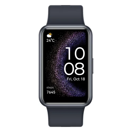 HUAWEI Watch Fit SE starry black - Schlanke Fitness-Smartwatch mit 1,64" AMOLED-Display, GPS und über 100 Trainingsmodi für dein optimales Gesundheitsmanagement