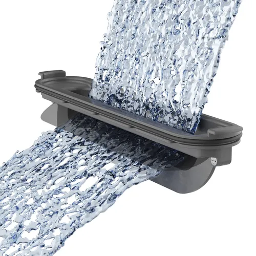 hansgrohe RainDrain Rock Fertigset Duschrinne 100 cm - Befliesbare Duschrinne, höhenverstellbar und kürzbar für flexible Montage im Raum oder wandbündig, ideal für moderne Badezimmer.