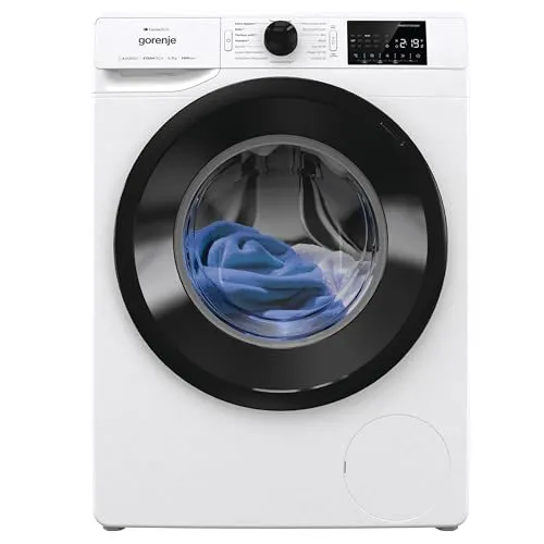 GORENJE Waschmaschine WPNEI74A1TS - 7 kg, 1400 U/min - Waschmaschinen mit Energieeffizienzklasse A-10%, Aqua JetWash für effiziente Reinigung und SteamTech für extra Hygiene.