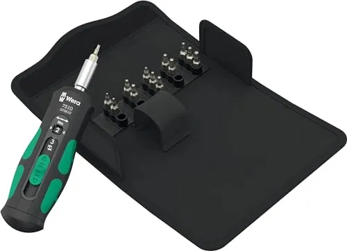 Wera 7510/14 Safe-Torque Speed Werkzeug-Set 05075840001 - 14-teiliges Bit-Set für drehmomentkontrolliertes Schrauben mit sicherer Drehmomentmechanik. Ideal für Wendeschneidplatten aus Hartmetall.