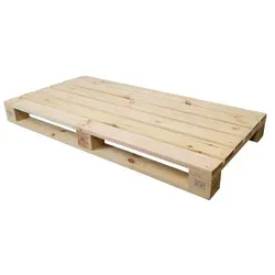 Palettentisch 120 x 60 x 13 cm - natur - Vielseitiger Palettentisch aus Kiefernholz, ideal für Terrasse oder Garten, ganz ohne Montageaufwand.