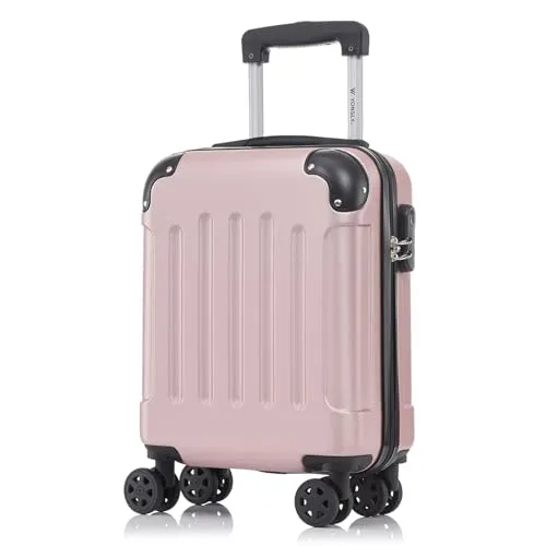 YONSLY Hartschalen-Trolley mit 360° Rollen – Robuster Reisekoffer für Business und Urlaub - Entdecken Sie den YONSLY Hartschalen-Trolley! Robuste ABS-Hartschale, integriertes Zahlenschloss und 4 bewegliche Rollen sorgen für höchste Sicherheit und Komfort auf Reisen. Ideal für jede Reiseart.