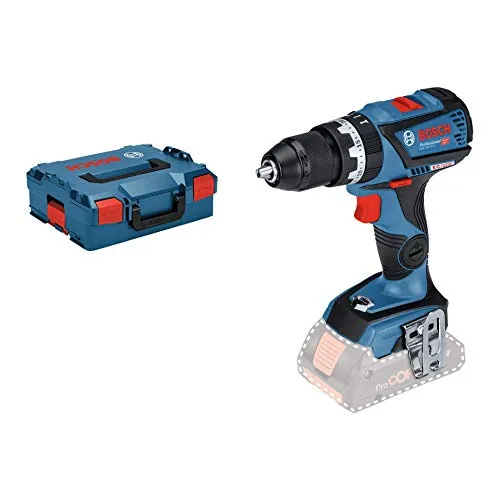 Bosch Professional 18V System Akku Schlagbohrschrauber GSB 18V-60 C (max. Drehmoment: 60 Nm, Connect Ready, ohne Akkus und Ladegerät, in L-BOXX 136), 06019G2103
