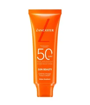 Lancaster Sun Beauty Face Cream SPF 50 – Sonnencreme fürs Gesicht, 50 ml - Lancaster Sun Beauty Face Cream, 50 ml, effektiver Sonnenschutz für das Gesicht. Zieht schnell ein, bietet Feuchtigkeit und schützt zuverlässig vor UV-Strahlen. Ideal für empfindliche Haut.