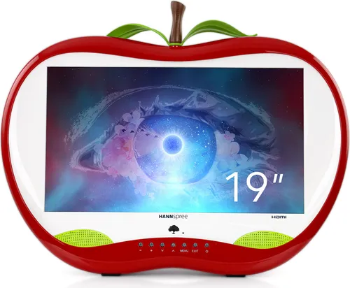 Hannspree HA195 HPR 18.5 Zoll LED Monitor - LCD-Monitor mit 1366 x 768 Pixel Auflösung und beeindruckendem Kontrastverhältnis von 50.000.000:1, ideal für Home Office und Multimedia-Anwendungen.