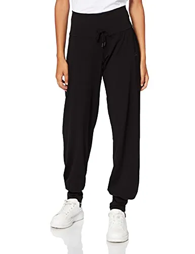 Venice Beach Damen Jogginghose Uma Pants - Sportliche Fitnesshose in Schwarz, Größe M - Fitnesshosen mit lässigem Schnitt und elastischer Baumwollqualität, ideal für Yoga und Fitness. Bequeme Bündchen mit eingearbeitetem Gummi für optimalen Sitz.