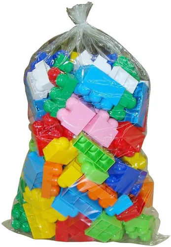 Polesie Bausteine Jumbo Serie Riese – 126 tlg. Spielbausteine - Spielbausteine aus robustem Kunststoff, ideal für kreative Bauprojekte ab 12 Monaten – fördert die Motorik und Fantasie von Kleinkindern.