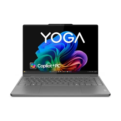 Lenovo Yoga 9i 2-in-1 Aura Edition Laptop - Premium 2-in-1 Laptop mit 14" WQUXGA OLED Touch Display, Intel Core Ultra 7 und 32GB RAM. Ideal für Kreative dank vielseitiger Nutzung im Laptop-, Tablet- oder Zeltmodus.