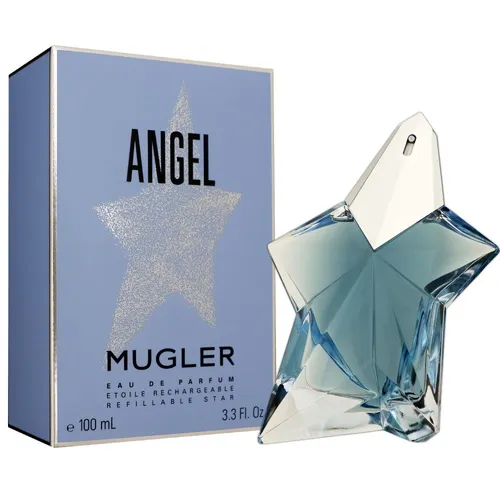 Mugler Angel Eau de Parfum 100 ml - Nachfüllbar - Damenduft mit provokantem Charakter, ideal für selbstbewusste Frauen. Erleben Sie einen betörenden Duft, der klassisch und zeitlos ist.
