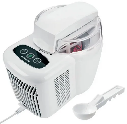 Silvercrest Eismaschine SEM 90 C3 - Eismaker für perfekte Eiscreme - Eismaschine der Kategorie Eismaschinen, ideal für die Herstellung von cremigem Eis zu Hause, Zustand: sehr gut und leistungsstark.
