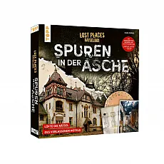 Hans Pieper | Lost Places Rätselbox - Spuren in der Asche - Gesellschaftsspiel mit authentischen Fotos realer Orte, ideal für Krimi-Fans und Rätsel-Liebhaber, die spannende Ermittlungen erleben möchten.