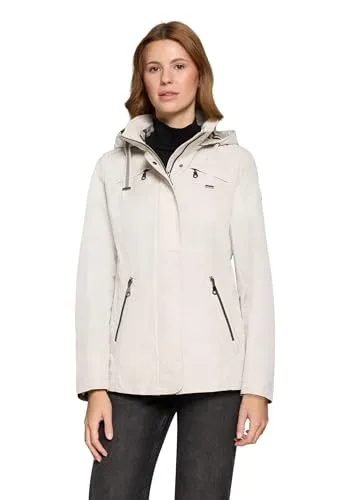 Gil Bret Damen Sommerjacke – Sportlich und Funktional - Stylische Sommerjacke mit verstellbarem Stehkragen und Kapuze für optimalen Schutz. Praktische Reißverschlusstaschen bieten sicheren Stauraum. Ideal für wechselhaftes Wetter und moderne Freizeit-Outfits.