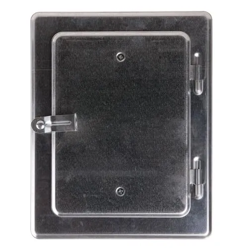 Upmann Kamintür verzinkt 14 x 20 cm mit Hebelverschluss - Kamintür für Schornsteine, robust verzinkt und mit praktischem Hebelverschluss für einfache Handhabung.