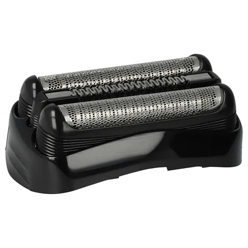 vhbw Rasierkopf kompatibel mit Braun cruZer clean, Series 3 Elektrorasierer - Scherkopfkassette, schwarz