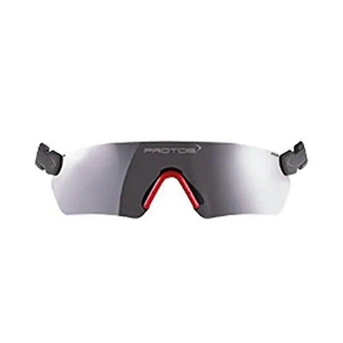 Protos Integrierte Schutzbrille - Grau mit UV-Schutzfilter - Schutzbrillen für optimalen Tragekomfort, 100% Antifog, perfekt für Protos Integral Helme, inklusive Hülle und Etui.