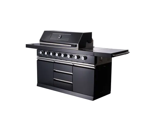 Buschbeck Outdoorküche Chester – Hochwertiger Edelstahl Grill mit Sizzle Zone - Grills der Kategorie Outdoorküchen: Die Buschbeck Outdoorküche Chester überzeugt mit 6 leistungsstarken Brennern und einer innovativen Sizzle Zone für perfektes Branding.