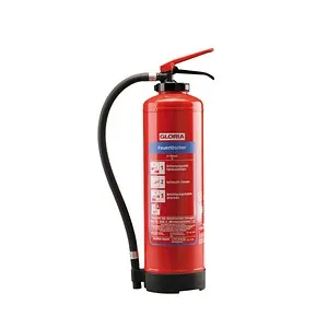 Gloria Feuerlöscher W 6 Easy - Wasserlöscher 6 Liter - Feuerlöscher der Brandklasse A mit 6 Liter Wasserfüllung, biologisch abbaubar und wartungsfreundlich. Ideal für den Einsatz in Wohn- und Bürobereichen.