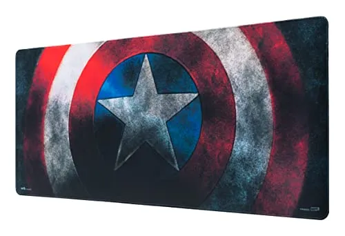 Grupo Erik Gaming Mauspad XXL Marvel Shild Gaming Mousepad XXL rutschfest und Wasserabweisend Mauspad Groß - Mouse Pad Gaming Schreibtischunterlage PC Zubehör Gaming Marvel Merch