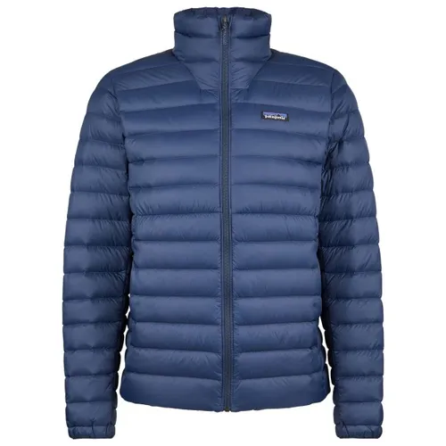 Patagonia Herren M's Down Sweater - Leichte Funktionsjacke in Blau - Funktionsjacke für Herren, besonders warm und leicht, ideal für Outdoor-Aktivitäten und kalte Tage.