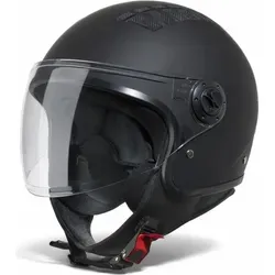 VINZ Como Jethelm mit Visier – ECE 22.06 Zertifiziert, ideal für Roller und Moped - Komfortabler Jethelm mit optimaler Passform und kratzfestem Visier für sicheres Fahren. ECE 22.06-geprüft und vielseitig einsetzbar für Roller, Mopeds und mehr.