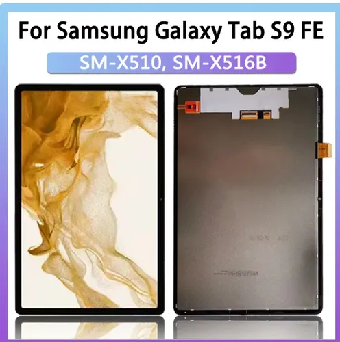 Display LCD für Samsung Galaxy Tab S9 FE - Tablet- & eBook-Teile, hochwertiges Ersatzteil in Schwarz für eine perfekte Bildschirmwiedergabe und optimale Benutzererfahrung.