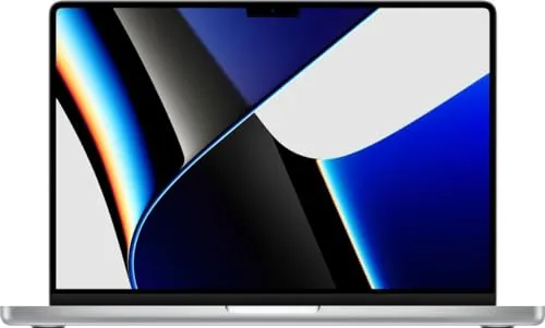 Apple MacBook Pro mit Apple M1 Max Chip (16-inch, 32GB RAM, 512GB SSD Kapazität) (QWERTY English) Silver (Generalüberholt) 2021
