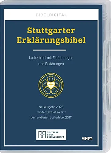 Stuttgarter Erklärungsbibel SEB 2023. CD-ROM - Digitale Nachschlagewerke mit dem aktuellen Text der Lutherbibel 2017 und umfassenden Erläuterungen. Ideal für Bibelleser und Fachleute, um historische und theologische Kontexte mühelos zu erfassen.