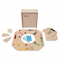 Brändi Dog 3in1 - Holzbox Sonderedition Sommer 2024 - Gesellschaftsspiel in hochwertiger Holzbox, bringt Spielspaß für die ganze Familie und fördert die Kommunikation.