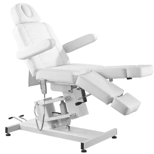 Elektrische Kosmetikliege Massageliege Therapieliege Azzurro 706 Pedi weiss