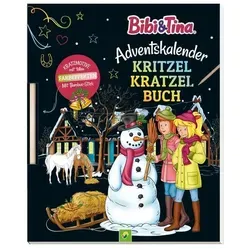 Bibi & Tina Adventskalender Kritzel-Kratzel Buch