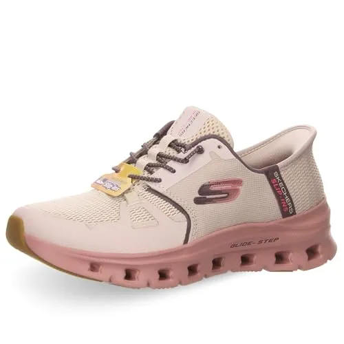 Skechers Glide Step Pro Slipper Beige - Bequemer Slip-On für mühelosen Komfort - Sneaker mit Hands-Free Slip-Ins, exklusivem Fersenkissen und Air-Cooled Memory Foam für optimalen Tragekomfort. Ideal für einen aktiven Lebensstil!