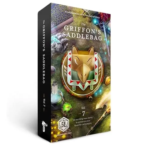 Dungeons and Dragons 5th Edition Deck of Cards - Die Griffons Satteltasche Version 7 von Hit Point Press - 50 Karten - Spiele für Erwachsene und Jugendliche - DND Karten - Gaming Zubehör - Kompatibel