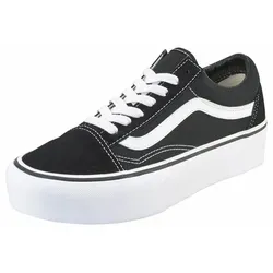 Vans Old Skool Platform Plateausneaker - Sneaker aus textilem Canvas-Material, ideal für Skateboarding und mit sportlichem Stil, perfekt für einen trendigen Look.