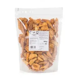 KoRo Gepuffte Mango bio 500g - Nüsse & Trockenfrüchte - Fruchtig-exotische Snackalternative mit intensivem Geschmack, ungeschwefelt und ohne Zuckerzusatz, ideal für Desserts oder als Snack.