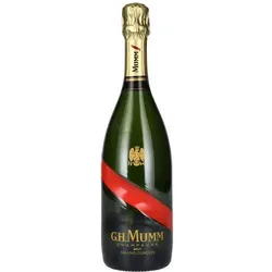 G.H. Mumm Champagne GRAND CORDON Brut 0,75l - Exklusiver Champagner mit 12,5% Vol. - ideal für besondere Anlässe, vereint Frische und Intensität mit einem Hauch von Nuss und Apfel.