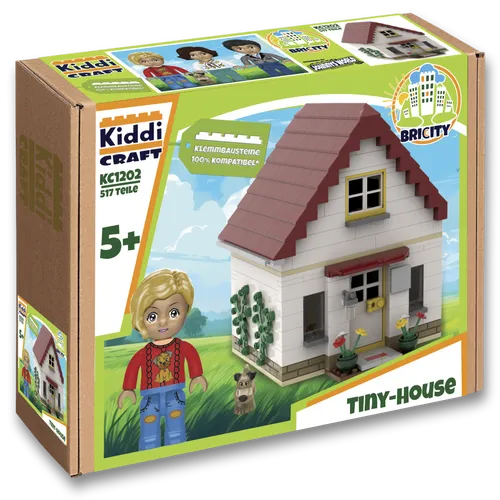 Kiddicraft KC1202 Tiny House - Klemmbausteine