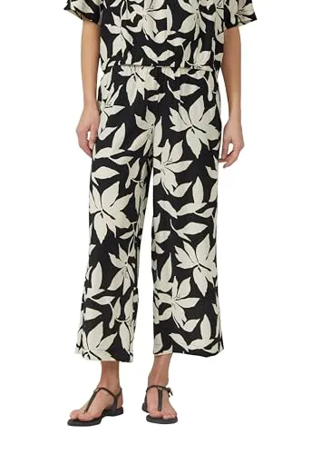 s.Oliver Strukturierte Culotte mit Elastikbund - Stilvolle Culotte mit elastischem Bund für hohen Tragekomfort. Die strukturierte Optik und der weite Schnitt sorgen für eine entspannte Silhouette. Ideal für vielseitige Outfits.