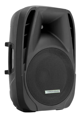 Pronomic PH15 Passiv-PA-Box - Lautsprecherbox ohne Verstärker, 190 W RMS, ideal für mobile Bühnenaufbauten, mit leichtläufigen Rollen und Hochständerflansch für einfachen Transport und Setup.