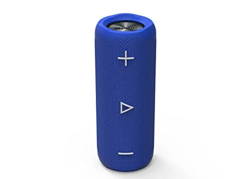 SHARP GXBT280 Bluetooth-Lautsprecher - Tragbare Musikbox mit 12 Stunden Spielzeit - Tragbarer Bluetooth-Lautsprecher mit DSP-Technologie für klaren Klang und beeindruckenden Bass. IP56-spritzwassergeschützt, ideal für unterwegs. Perfekt für Musik-Streaming und Freisprechen.