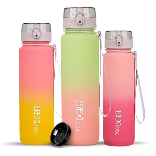720°DGREE Trinkflasche “uberBottle“ - BPA-frei, 1L, leicht und bruchsicher - Trinkflasche für Uni, Sport und Outdoor, 1000ml Volumen, aus robustem Tritan, auslaufsicherer Sportdeckel für hygienisches Trinken, ideal für einen aktiven Lebensstil.