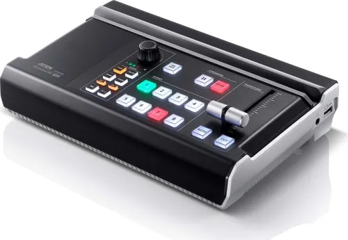 ATEN StreamLIVE HD UC9020 - Videoproduktionssystem - Mischpulte für professionelle Live-Streaming-Produktionen, mit integrierter 4-Kanal-Mischfunktion und benutzerfreundlicher Steuerung für ein optimales Streaming-Erlebnis.