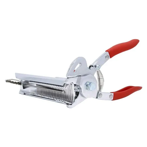 Ringklammerzange REGUR® DOZ 33 - Drahtwerkzeug für Netze & Laubschutz, ideal für präzises Befestigen von Netzen und Materialien.