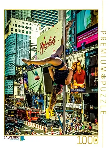 CALVENDO Puzzle EIN Motiv aus dem Kalender Poledance on The Streets of New York 1000 Teile Puzzle hoch | 1000 Teile Lege-Größe 48 x 64 cm Foto-Puzzle für glückliche Stunden