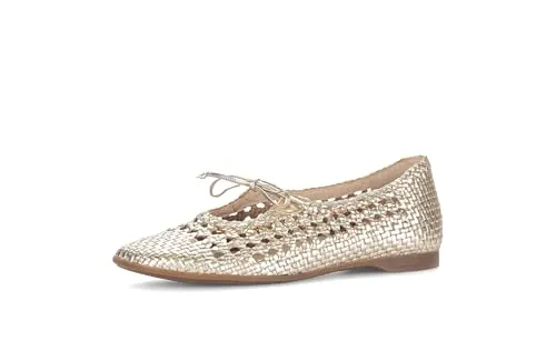 Gabor Damen Klassische Ballerinas, Komfortable Slip-Ons für den Alltag, Vegan, Größe 40.5 EU / 7 UK - Elegante Ballerinas aus Kunst-Stoff, ideal für lässige und formelle Anlässe. Mit langlebiger TPU-Sohle und pflegeleichtem Innenmaterial bieten sie perfekten Komfort und Passform.
