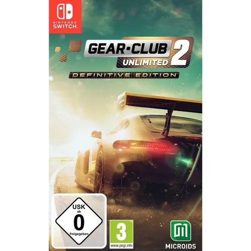 Gear Club Unlimited 2 Definitive Edition - Nintendo Switch EU Version, umfassende Edition mit allen DLCs und über 250 spannenden Rennen