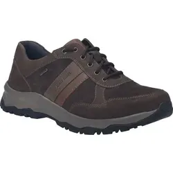 Schnürschuh JOSEF SEIBEL "Leroy 56" Herren, Gr. 43, dunkelbraun - Herren-Slipper mit wasserabweisendem Leder und TEX-Ausstattung für besten Komfort und Schutz bei jedem Wetter. Ideal für lange Tage und entspannte Spaziergänge.